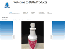 Tablet Screenshot of deltaproductsinc.com